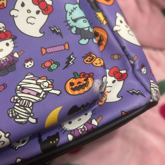 Loungefly Sanrio Hello Kitty Purple Halloween Backpack - Picture 3 of 5